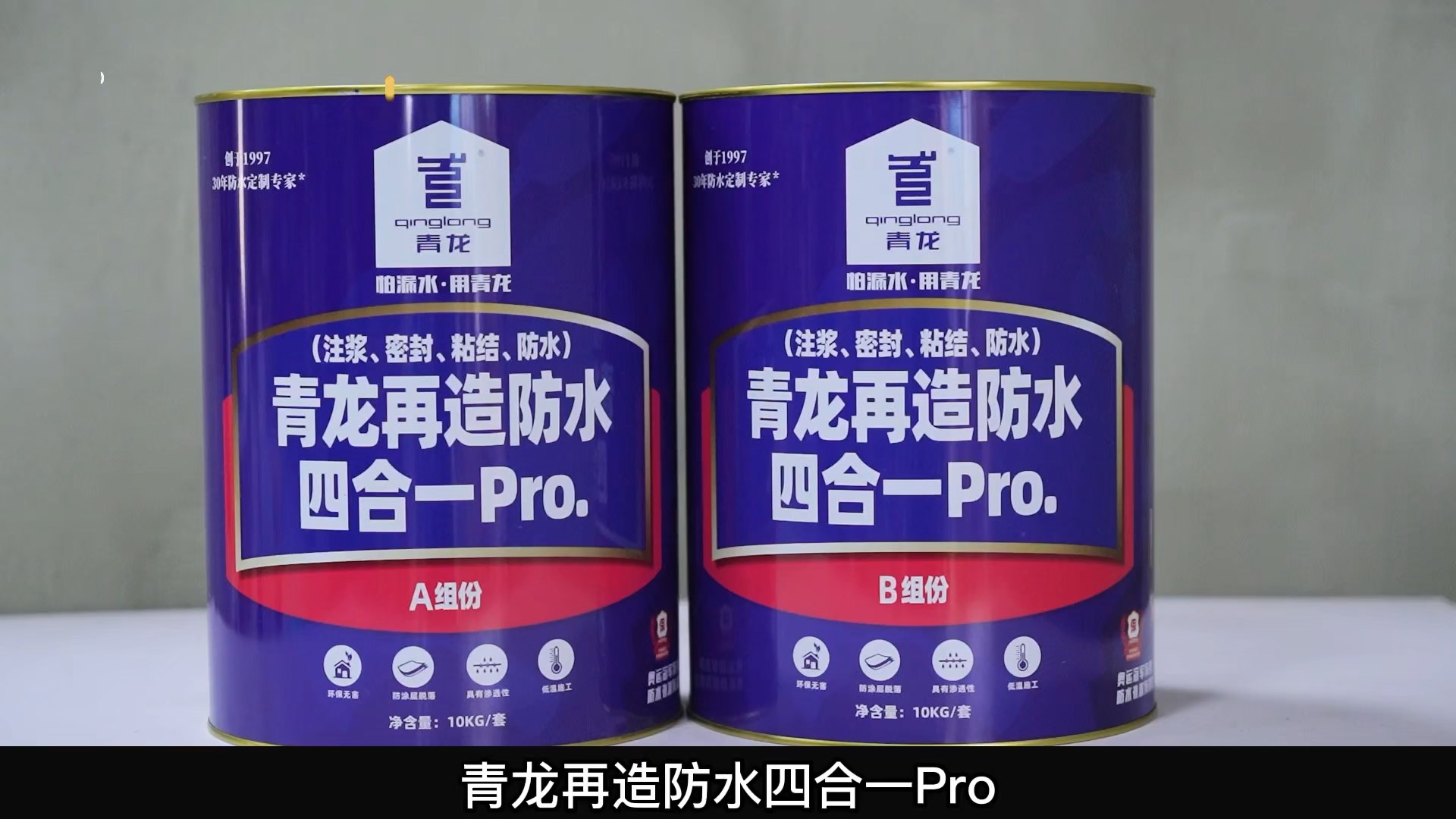 青龙再造防水四合一 Pro.(注浆、密封、粘结 、防水)