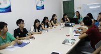 青龙公司8月6日网络部营销分享会议：如何提升防水材料成交