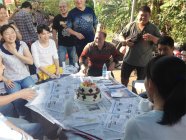 广西分公司11月29日户外活动，烧拷、游戏及生日聚会让大家过了一个意义特殊的周末！
